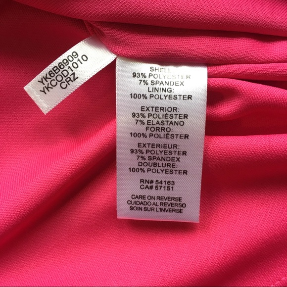 KARL LAGERFELD Hot Pink Knit Sleeveless Dress, 14 - Picture 9 of 13